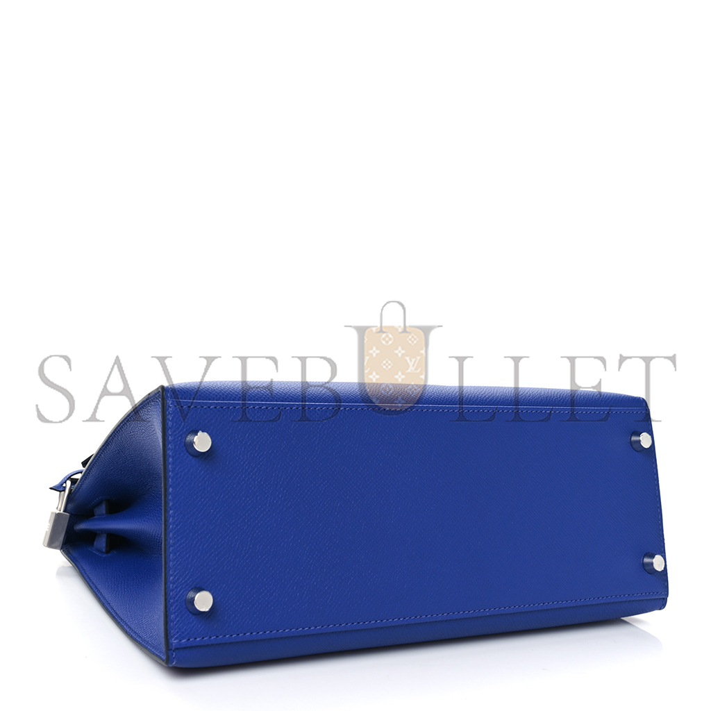 HERMÈS MASTER EPSOM KELLY SELLIER 28 BLEU ELECTRIQUE (28*22*10cm)